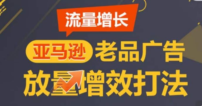 亚马逊流量增长-老品广告放量增效打法,循序渐进,打造更多TOP listing-大可网创