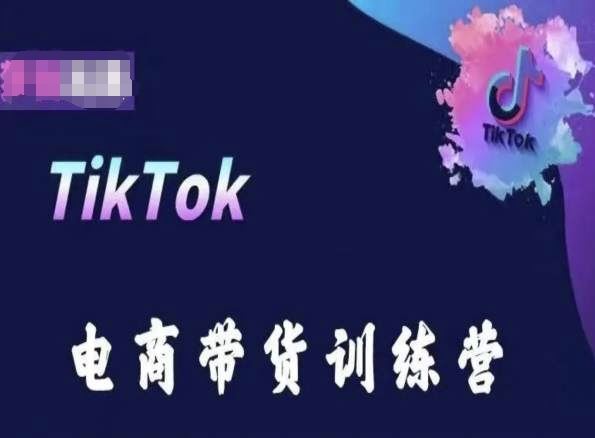TikTok电商带货训练营,跟随时代潮流,跨境掘金-大可网创