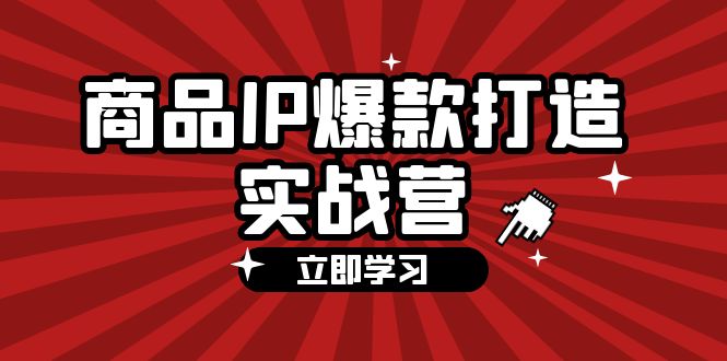 (12136期)商品-IP爆款打造实战营【第四期】,手把手教你打造商品IP,爆款 不断-大可网创