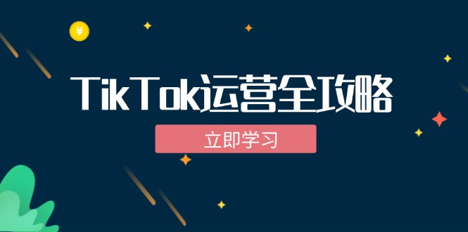 (12739期)TikTok实战运营全攻略:从下载软件到变现,抖音海外版实操教程-大可网创