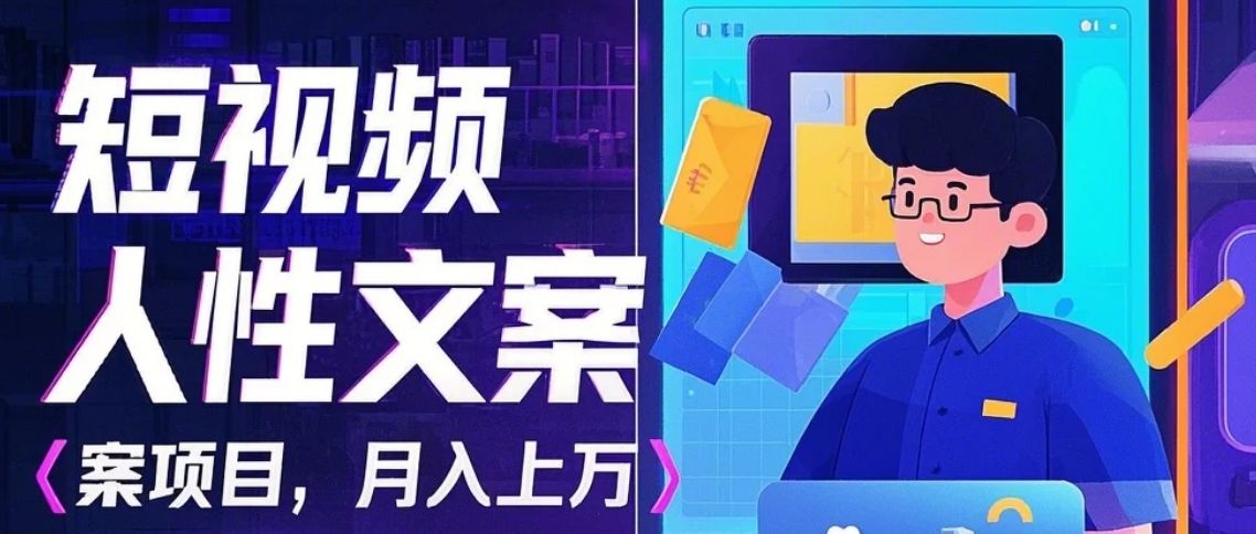利用AI自动制作短视频人性文案项目:揭秘月入上万的精准流量变现秘籍-大可网创