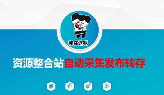 资源整合站自动采集发布转存,解放双手-大可网创