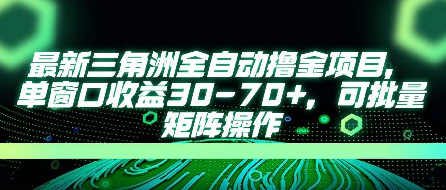 (14191期)最新三角洲全自动撸金项目,单窗口收益30-70+,可批量矩阵操作-大可网创