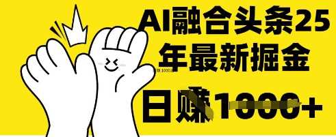 掌握这招:DeepSeek 融合今日头条,一键复制粘贴,日入 1k【揭秘】-大可网创