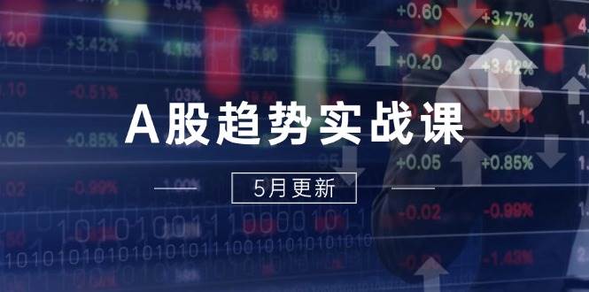 (14808期)A股趋势实战课:主力动向+政策红利,2025全年策略5月更新-大可网创