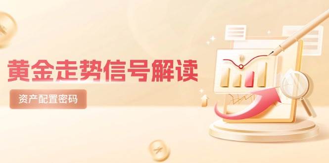 (14860期)黄金走势信号解读,避险逻辑+市场情绪,美股剧震后的资产配置密码-大可网创