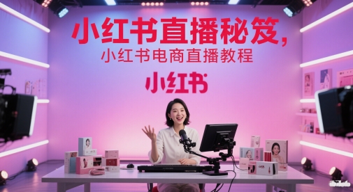 小红书直播秘笈,小红书电商直播教程