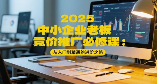 2025中小企业老板竞价推广必修课:从入门到精通的进阶之路-大可网创