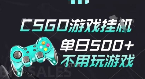 25年CSGO游戏搬砖,全自动挂G,不需要玩游戏,手机操作日入3张(不是汇率搬砖)【揭秘】-大可网创