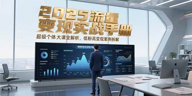 2025流量变现实战手册,超级个体大课全解析,低粉高变现案例拆解-大可网创