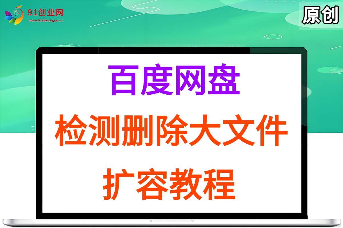 (15239期)百度网盘:检测删除大文件,附带百度网盘扩容教程和软件-大可网创