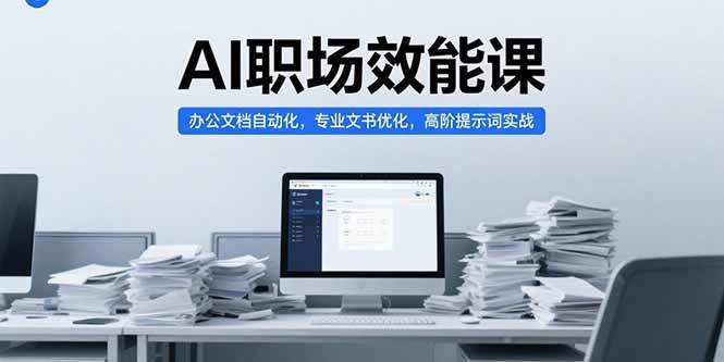 (15371期)AI职场效能课,办公文档自动化,专业文书优化,高阶提示词实战-大可网创