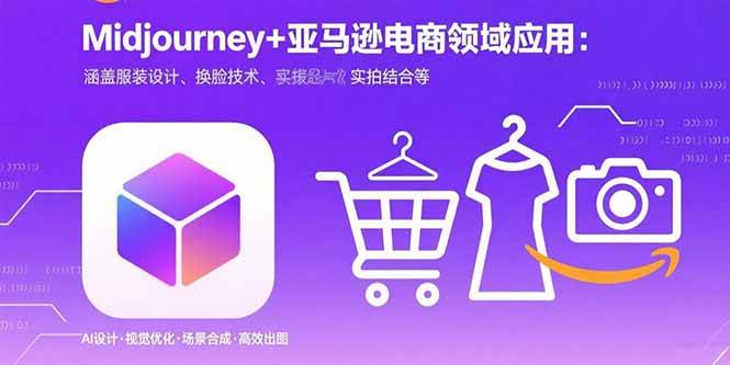 (15777期)Midjourney+电商领域商业应用:涵盖服装设计、换脸技术、实拍结合等-大可网创