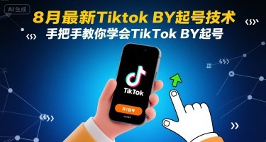 8月最新Tiktok搬运起号技术,手把手教你学会TikTok搬运起号-大可网创