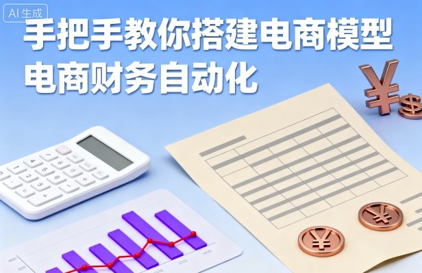 手把手教你搭建电商模型-电商财务自动化-大可网创
