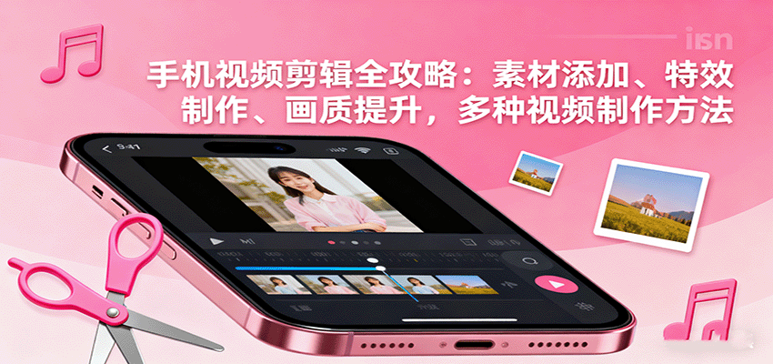 手机视频剪辑全攻略:素材添加、特效制作、画质提升,多种视频制作方法-大可网创