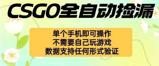 自动挂G捡漏,不用自己挂G不用玩游戏,一个手机即可操作,新手小白轻松月入1W+【揭秘】-大可网创