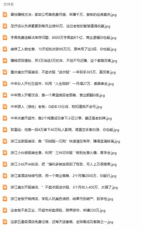 图片[3]-（9607期）真实有效391套商业模式，年入几十到几百万案例解析（电子书+视频+图文）-大可网创