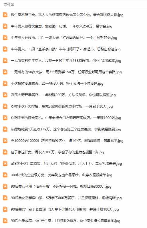 图片[7]-（9607期）真实有效391套商业模式，年入几十到几百万案例解析（电子书+视频+图文）-大可网创