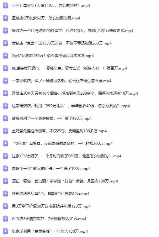 图片[9]-（9607期）真实有效391套商业模式，年入几十到几百万案例解析（电子书+视频+图文）-大可网创