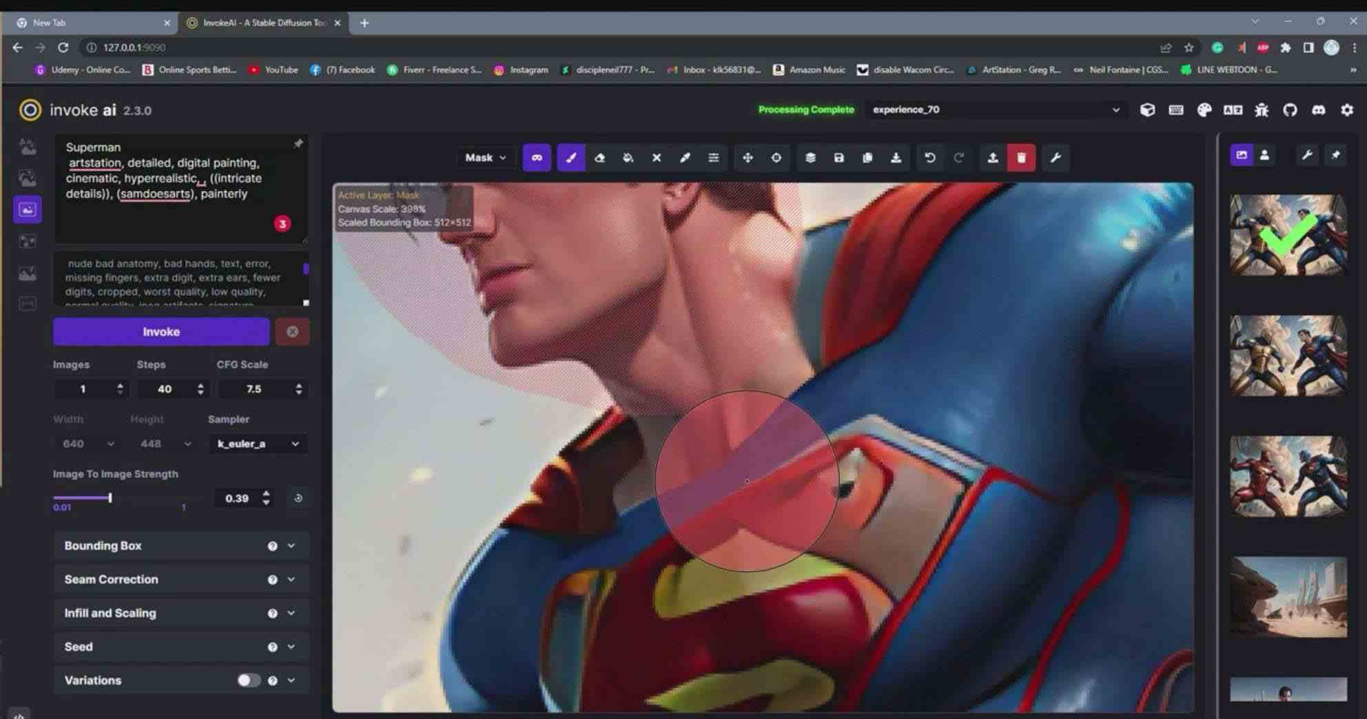 图片[4]-（9760期）Invoke AI 绘画教程-零基础创作可以销售的完美插图-49节-中英字幕-大可网创