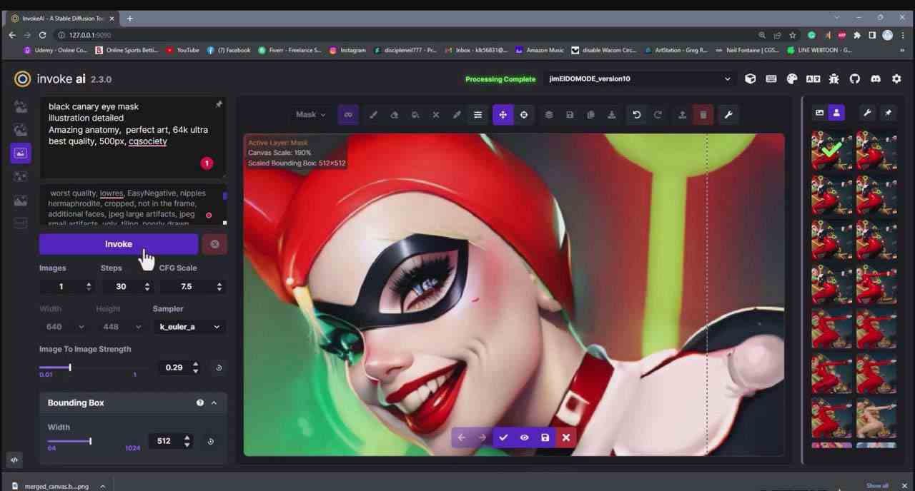 图片[6]-（9760期）Invoke AI 绘画教程-零基础创作可以销售的完美插图-49节-中英字幕-大可网创