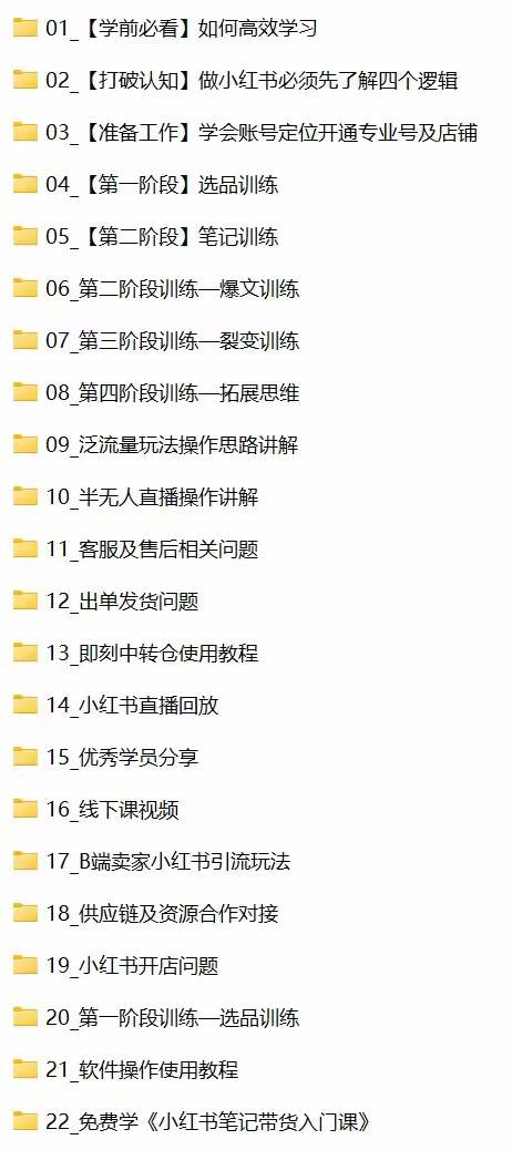 图片[3]-（10940期）小红书-笔记带货课【6月更新】流量 电商新机会 315节正课+64节隐藏课-大可网创