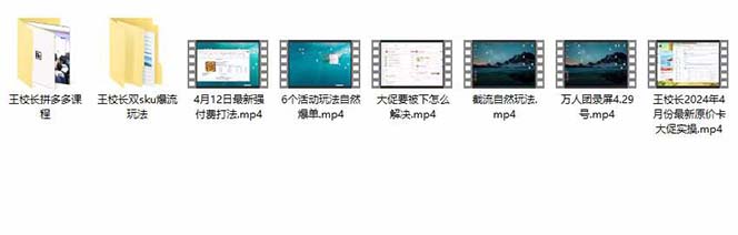 图片[3]-（10865期）拼多多·实战课：万人团玩法/截流自然流/最新强付费打法/最新原价卡大促..-大可网创