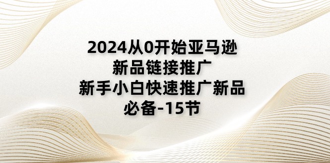 （11224期）2024从0开始亚马逊新品链接推广，新手小白快速推广新品的必备-15节-大可网创