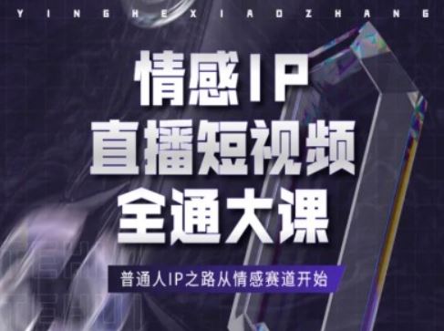 情感IP直播短视频全通大课，普通人IP之路从情感赛道开始-大可网创