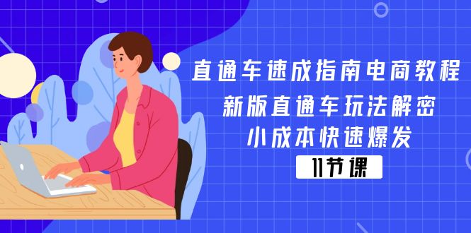 （11537期）直通车 速成指南电商教程：新版直通车玩法解密，小成本快速爆发（11节）-大可网创