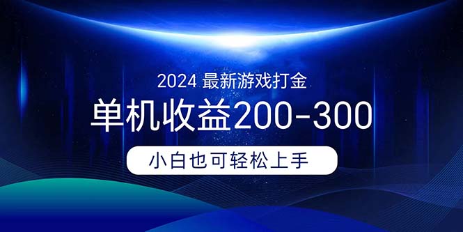（11542期）2024最新游戏打金单机收益200-300-大可网创
