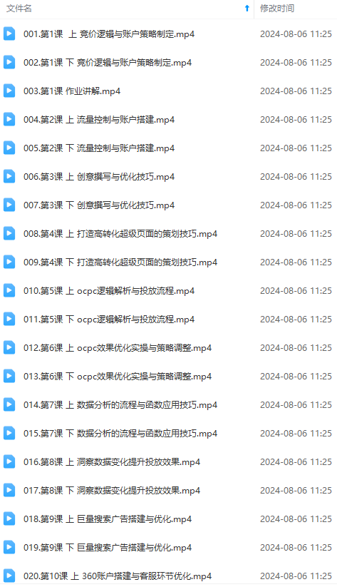 图片[2]-（12012期）竞价教程：真实账户 实战教学 从新手到进阶·后台操作到数据优化-大可网创