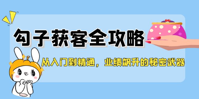 （12247期）从入门到精通，勾子获客全攻略，业绩飙升的秘密武器-大可网创