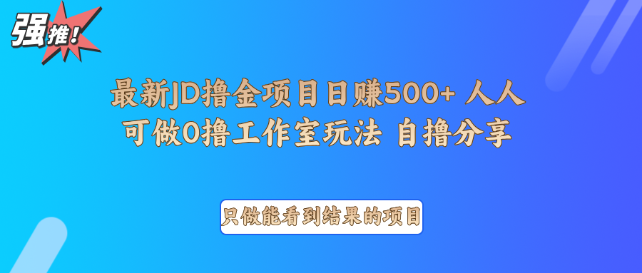 最新项目0撸项目京东掘金单日500＋项目拆解-大可网创