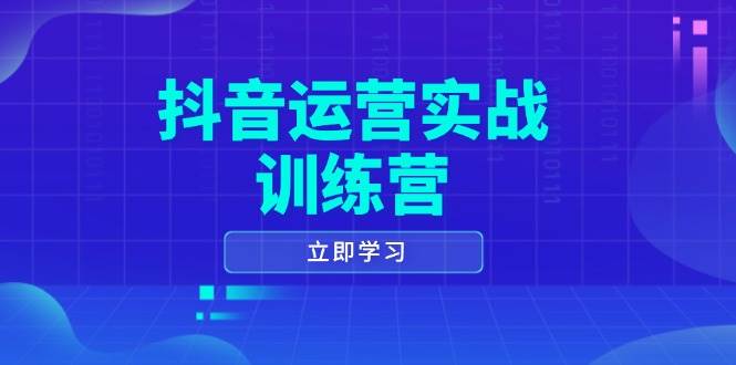 （14057期）抖音运营实战训练营，0-1打造短视频爆款，涵盖拍摄剪辑、运营推广等全过程-大可网创