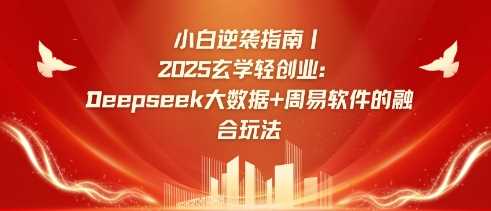 小白逆袭指南，2025玄学轻创业：Deepseek大数据+周易算法的融合玩法-大可网创