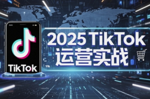 2025TikTok电商运营，掌握TikTok店铺运营核心技巧，实现低成本高转化-大可网创
