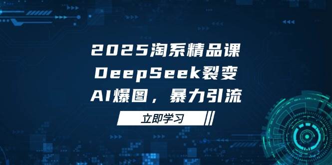 （14639期）2025 淘系精品课，DeepSeek 裂变，AI 爆图，暴力引流-大可网创