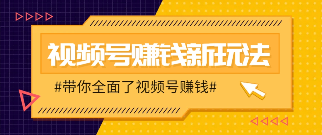 视频号短视频带货新玩法，用这个方法，一天佣金4407（附详细教程）-大可网创