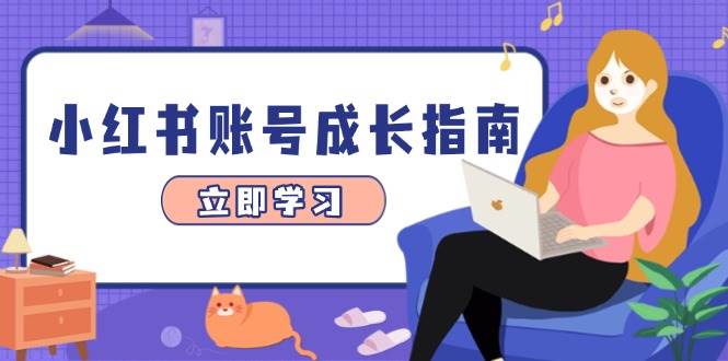 小红书账号成长指南，爆款选题+精准定位+数据分析，系统提升账号变现能力-大可网创