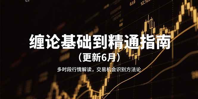 （15184期）缠论基础到精通指南（更新6月）多时段行情解读，交易机会识别方法论-大可网创